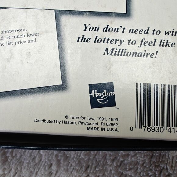 Vintage You Just Became A Millionaire Game Hasbro 1999 Full Complete - Picture 5 of 5